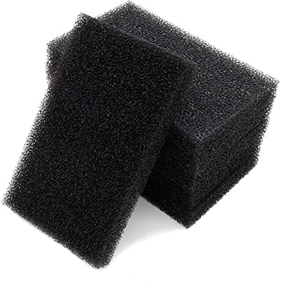AFACYGN Aquarium Bio Filter Media Sponge, 6.28 x 4 x 0.78 inch 6 Pack Cut-to-Size Foam for Aquarium Fish Tank (6 pcs)