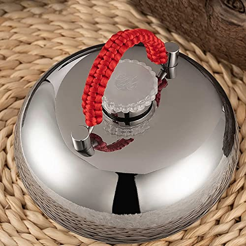 Wnanch Wärmflasche Metall Messingbettflasche Mit Weichem Bezug Ideal Für Schmerzlinderung 0.6l 1l 1.5l 2l Wärmeflasche Langzeitwärme Wärmflaschen (Size : 0.6L/13CM)