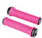 FIFTY-FIFTY MTB Griffe, Fahrradgriffe aus rutschfestem Gummi, Single Lock-on Fahrrad Griffe/Lenkergriffe MTB für Mountainbike, Enduro, Downhill, Trail, E-Bike (Rosa)