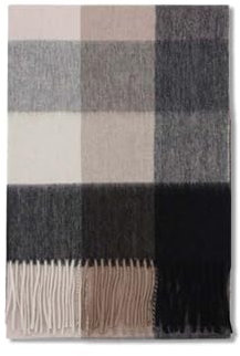 LumiSyne Winter Schal Kariert Für Damen Herren Wollschal Mit Quasten Klassisches Tartan Karomuster Leicht Warme Kaschmir Schal Langer Pashmina Schals Verdickt Schultertuch Stola