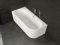 SPALINA Baignoire Semi-îlot Murale Capri 160 Gauche L. 160 x l. 76 cm, by