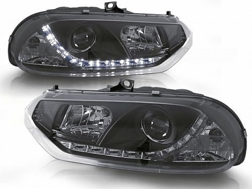 CR-Lights Led Scheinwerfer schwarz Set für Alfa Romeo 156 10.1997-06.2003