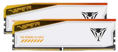 Patriot Viper Elite 5 TUF GAMING RGB DDR5 RAM 32GB (2X16GB) 6600MT/s CL34 UDIMM Desktop Gaming Memory Kit - PVER532G66C34KT