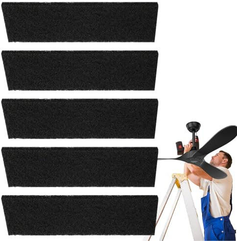 TROONZ Carbon Filters for Ceiling Fan - Ceiling Fan Air Filters,Ceiling Fan Air Freshener Pads, Dust Filters, Fan Air Purifier Pads