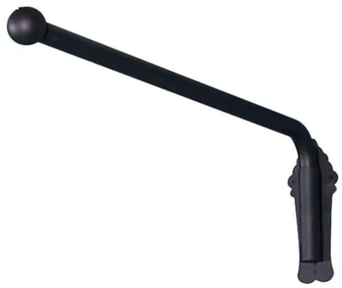 Heavy Duty Swing Arm Curtain Rods, Portiere Rod for Side Panels, Window Curtain Display Stand, Drapery Arm, Door Curtain Rail, Swing Arm,Black,120cm