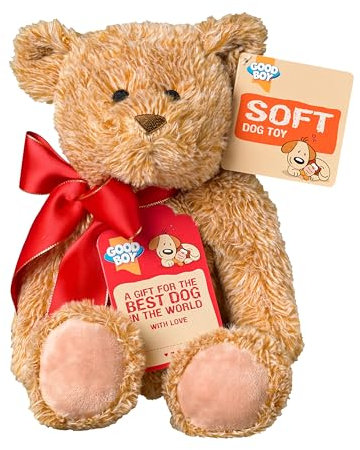 Good Boy Gifting Dog Toy Softy Teddy Bear