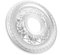 STOBAZA 1pc Ceiling Light Cover Plate Decorative Round Canopy for Home Lighting Easy Install Pu Material Suitable for Ceiling Fans and Fixtures Silver Design