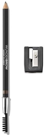 Micro-Classic Brow Pencil, 2.5mm tip for precision filling, Sharpener Included, Vegan and Cruelty Free (Taupe-Grey)