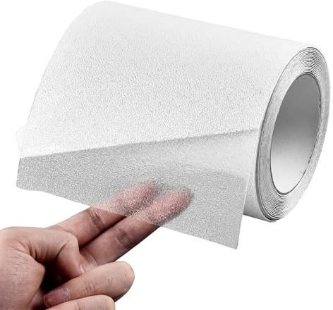 Befun Anti Slip Shower Stickers, Clear Tape for Bath and Steps 15CM x 5M | Self Adhesive Non-Slip PEVA Tape, High Viscosity, Bathtub and Shower Treads, Safety Grip, Prevents Slipping