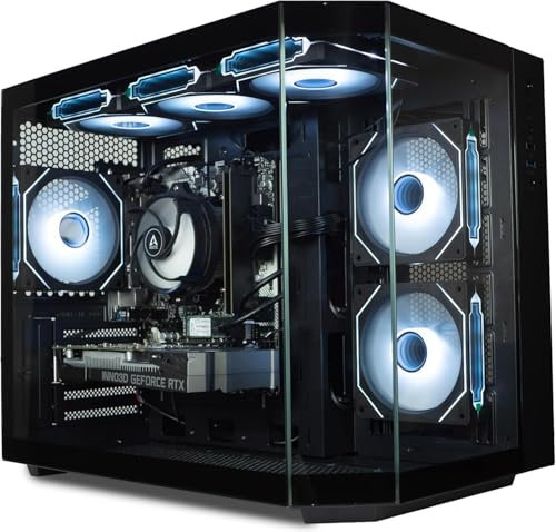 ionz Gaming PC - AMD Ryzen 5 5500, Nvidia RTX 3050, 16GB RAM, 1TB NVMe SSD, Windows 11, 500W 80+ PSU, WiFi, (Apex, Black)