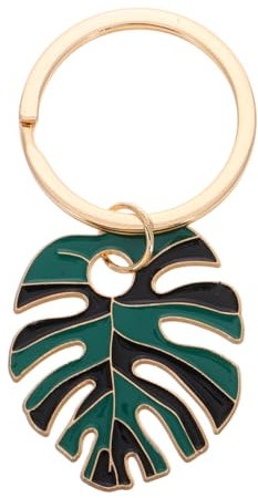 Homoyoyo Grüner Monstera-schlüsselanhänger Aus Hohles Palmblatt-form Als Taschenanhänger Schlüsselhalter Oder Party-geschenk Für Sommer Und Hawaii-themen