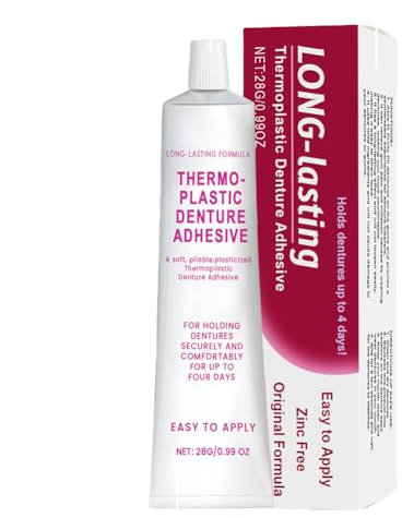 Colle thermoplastique pour prothèses dentaires, colle pour prothèses dentaires, colle pour prothèses dentaires