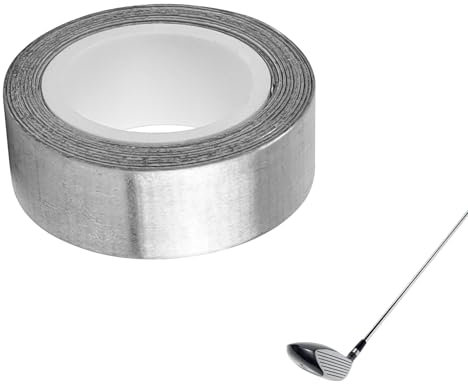 LINTRA Bleiband Selbstklebend, Bleibänder Kann Frei Geschnitten Werden(1,2 cm x 107 cm), Lead Tape ist für Golfschläger, Angelruten und Tennisschläger Geeignet