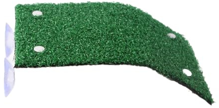 Plateforme de Baignade pour Tortues | Îlot Solaire pour Aquarium À Reptiles Domestiques - Rampe décorative Fixable pour Tortues Terrestres, Crabes et Salamandres