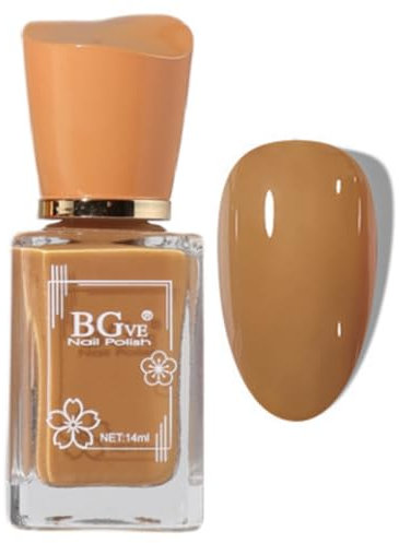 Orange Nail Polish - Orange Nail Varnish - Quick Dry Breathable orange Yellow Nail Polish No UV Needed - Long Lasting Chip Resistant OrangE Yellow Nail Varnish For Women Girls DIY Manicure Decorations