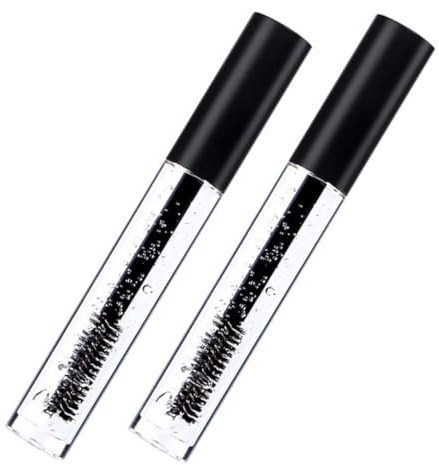 CIYODO 2 pièces Gel Fixateur Transparent pour Sourcils Résistant à Eau Transpiration Gel Coiffant Liquide Naturel pour Maquillage Femme Lot