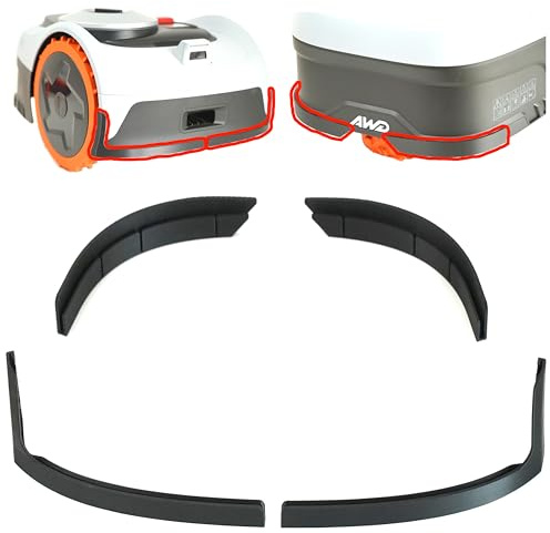 Kantenschutz passend für 2026 Segway Navimow i2 AWD (i205, i206, i208) Mähroboter Zubehör, Bumper, Stoßschutz, Roboter Rasenmäher Schutz, Upgrade, Tuning