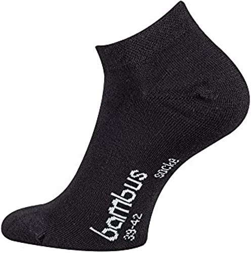 TippTexx 24 6 Paar Bambus Sneakersocken mit Anti-Loch-Garantie, Ökotex