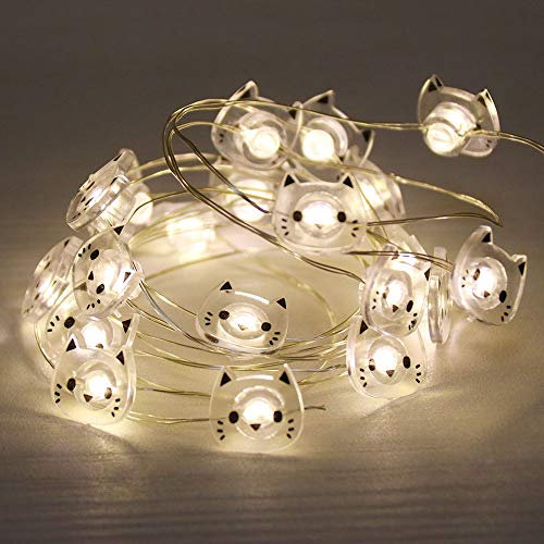 Accessoire-Lichterkette, von GUOCHENG Modern Cat Copper String Light