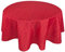 Valia Home Tischdecke mit Teflonbeschichtung für Innen- & Außenbereich anwendbar Wasser & Schmutzabweisend Dank verlässlichem Lotuseffekt - rund 140 cm rot