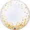Qualatex 89727 24 Gold Confetti Dots Balloon, Multi-Colour