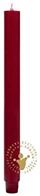 Stabkerzen Durchgefärbte Dunkel-Bordeaux 290 x 26 mm, 1 Stück, Premium Kerzen von Jaspers Kerzen
