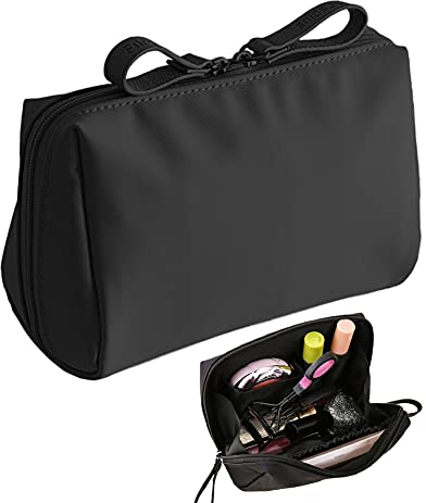 GOODGDN Multicase Kosmetiktasche, Klein Schminktasche, Nylon, Schwarz, Wasserresistent, Reißverschluss, Unisex-Jugendliche, 8x7x1 cm, EAN: 8425514208506, für Reisen