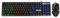 Jedel GK100-B Gaming Combo Keyboard and Mouse Set Seven Colour Backlight