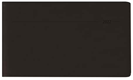 Timer TO GO Tucson schwarz 2022 - Büro-Kalender 15x9 cm - 1 Woche 2 Seiten - Quer-Timer - Alpha Edition