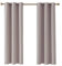 Home In Style 4U Thermal Insulated Blackout Curtains for Bedroom Windows Silver Grey Curtains 90 width x 108 drop 2 Panels, Ring Top Eyelet Super Soft Blackout Eyelet Curtains for Living Room