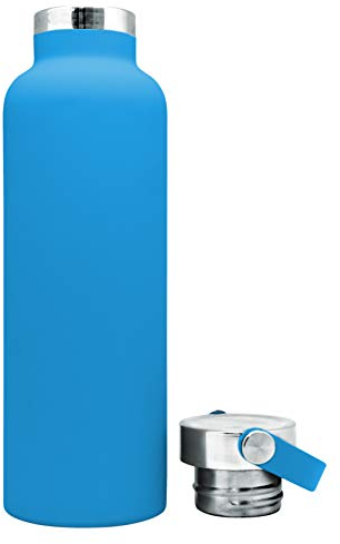 NERTHUS FIH 764 Bouchon thermique double paroi pour acier inoxydable froid et bleu chaud 750 ml, sans BPA, 18/8