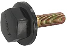 Greenstar Boulon de lame isolé adaptable pour CASTELGARDEN - L: 35mm, Ø: 3/8-24UNF, Noir, Acier allié, Qualité supérieure
