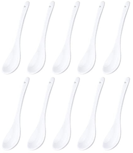 Cabilock 10 Pièces Lot De Cuillères à Mélanger Polies Cuillères à Confiture Résistantes à Usure