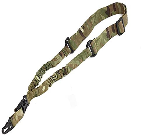 *F*S*O* One 1 Point Multicam Camo Tactical Rifle Sling Airsoft Hunting Gun Strap Bungee Quick Release