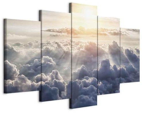 murando - Akustikbild Akustikschaumstoff, 225x112 cm, 5-teilig, Wohnzimmer | Verbessert Raumakustik, reduziert Hall, ideal fürs Büro oder Wohnzimmer, hochwertige Verarbeitung, schnelle Montage, stilvoll