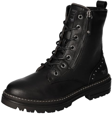 MUSTANG Damen Stiefelette gefüttert Schwarz EU 40