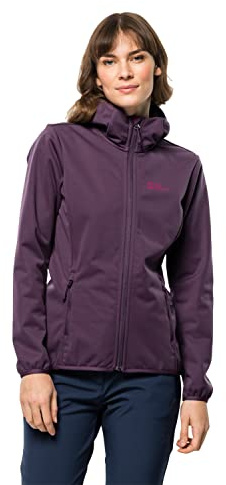 Jack Wolfskin Damen Windhain Hoody W Jacket, grapevine, S EU