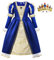 ReliBeauty Déguisement Médiévale Princesse Robe Renaissance Fille with Couronne Halloween carnaval 3-4ans, 100