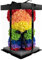 Infinity® - Rosen Bär mit Geschenkbox & über 300 handbeklebten ewigen Rosen mit Duft - Geschenk für Frauen, zum Geburtstag oder Jahrestag (Rosen Teddybär Rainbow in 25cm)
