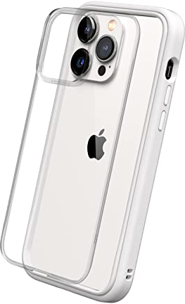 RhinoShield Modulares Case kompatibel mit [iPhone 14 Pro Max] | Mod NX - Anpassbare & stoßdämpfende Schutzhülle im schlanken Design - 3.5 Meter Fallschutz - Weiß