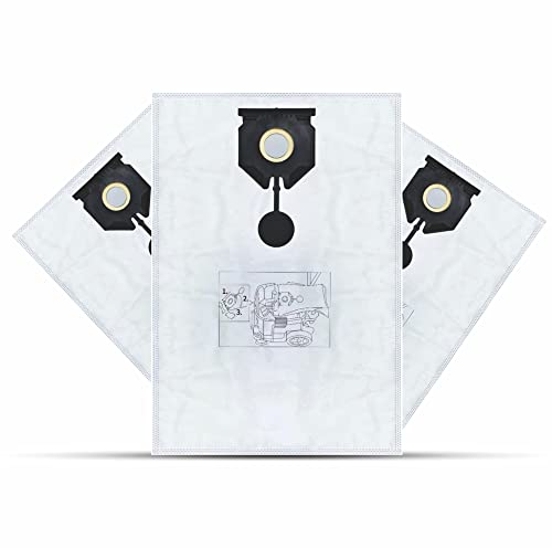 Lot de 15 sacs d'aspirateur pour Kärcher 2.889-154.0 comme NT 30/1 30 L 30L NT 30/1 Ap Te L, NT 30/1 Ap L, 30L