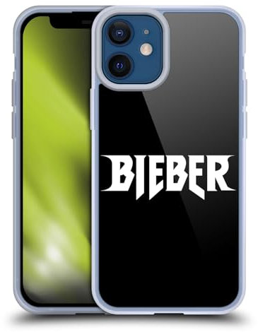 Head Case Designs Licenciado Oficialmente Justin Bieber Nombre del Logotipo Tour Merchandising Caso Funda de Gel Suave Compatible con Apple iPhone 12 Mini