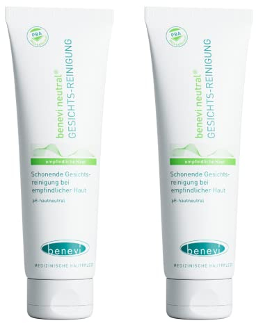 benevi neutral Gesichts-Reinigung 2 x 125ml für empfindliche, irritierte, trockene Haut. Ausschließlich milde Tenside, besonders hautverträglich. pH 5,5