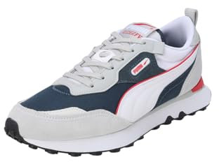 PUMA Unisex Rider Fv Future Vintage Leichtathletik-Schuh, Dunkelaschgrau, 44 EU
