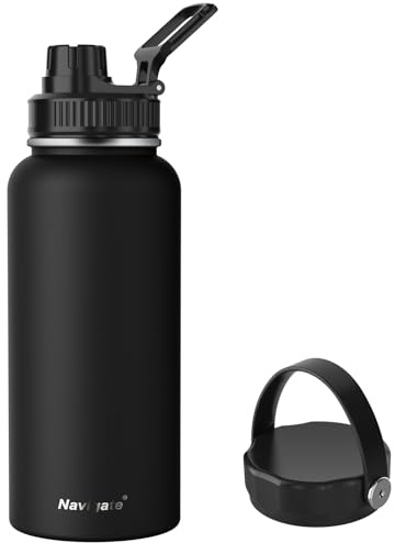 Navigate 32oz Insulated Water Bottle for Sports, Keep Cold 24H
