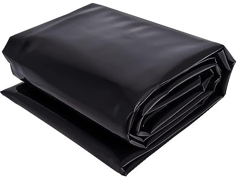 Bâche Pour Bassin Extérieur Liner Piscine Film HDPE Doublure D'étang Résistant Aux UV Et Aux Intempéries, Revêtement De Bassin 0.12mm Pour L'aménagement Paysager 3x6m 2.5x8m 4x8m 8x8m(Taille:1.5x5m(4.
