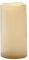 CANDLE CHOICE Extra Large Waterproof Outdoor Flameless Candle 6”(D) x12”(H) Big Tall Battery Operated Pillar with 6-Hour Auto Timer Ivory Plastic Realistic Flickering LED Light for Garden Decorations