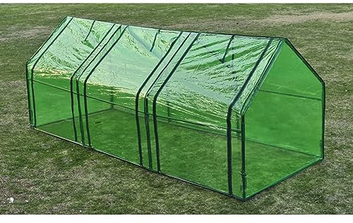 Gewächshaus mit 3 Türen, TANZEM Frühbeet, Tomatenhaus, Growbox, Treibhaus, Greenhouse, Garten Zubehör