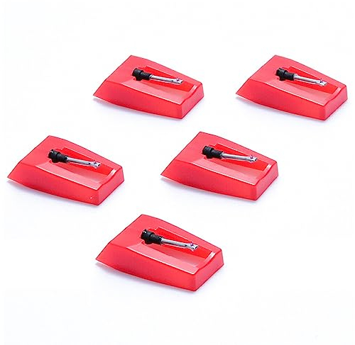 rongweiwang 5 Stück Phonograph Grammophon Plattenspieler Nadeln Ersatz Rock Musik Plattenspieler Stylus Players Zubehör