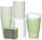 JarThenaAMCS 50Pcs Easter Mallard Duck Sage Green Disposable Coffee Cups with Lids and Sleeves 12oz Insulated To Go Paper Cups for Home Restaurant Travel Business Party Supplies